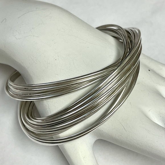 Silpada Salute Sterling Silver 21 Bangles - Picture 3 of 7
